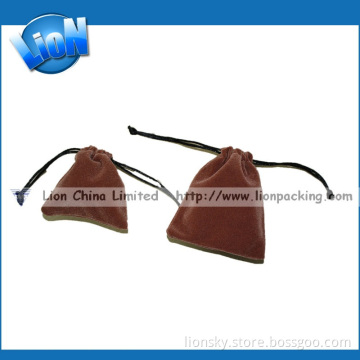 Promotional Gift Drawstring Jewelry Velvet Pouch (L-021)